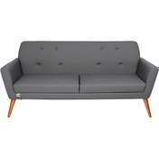 تصویر مبل دونفره برلیان پایه چوب راحتیران مدل M152 Berlian two-seater sofa with Rahatiran wood base M152