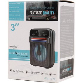 تصویر اسپیکر بلوتوثی رم و فلش خور Greatnice GTS-1372 ا GREATNICE GTS-1372 WIRELESS SPEAKER GREATNICE GTS-1372 WIRELESS SPEAKER