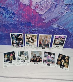 تصویر یک عدد پولاروید فوتو کارت عکس آویز طرح بی تی 21 بی تی اس سایز 7 و نیم در 9 - 6 Polaroid btsbt21