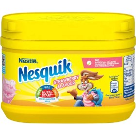 تصویر پودر کاکائو نسکوييک توت فرنگی قوطی 300 گرم NESQUIK مدل STRAWBERRY FLAVOUR Nestle nesquik Strawberry Flavour 300gr‏