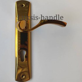 تصویر دستگیره یک تکه - طلایی 