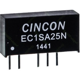 تصویر مبدل ولتاژ سینکون 33 میلی آمپر CINCON EC1SA25N DC/DC IN:24V OUT:±15V 