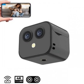 تصویر دوربین ورزشی XD-D3 با ۲ لنز Dual Lens 16MP فیلمبرداری 4K بیسیم WIFI چندکاره (ورزشی - امنیتی) 