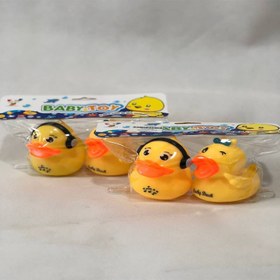 تصویر اسباب بازی اردک حمام دو عددی 