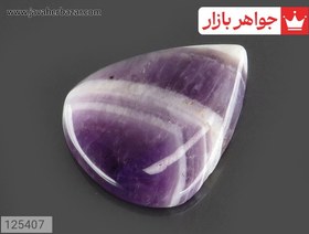 تصویر نگین آمتیست خوش طرح کد 125407 