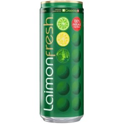 تصویر نوشیدنی گازدار موهیتو لایمون فرش 330 میلی لیتر باکس 12 عددی laimon fresh mojito lemon mint 330 ml