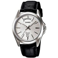 تصویر ساعت مچی مردانه کاسیو مدل MTP-1381L-7AVDF با بند چرم 