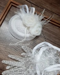 تصویر کلاه فرانسوی سفید - مدل دوم kolah faransavi