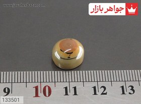 تصویر نگین عقیق یمنی باباقوری بسیار زیبا و کلکسیونی کد 133501 