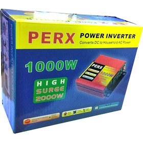 تصویر اینورتر خودرو مبدل 12VDC به 220VAC سوئیچینگ 12V 1000W مارک PERX 