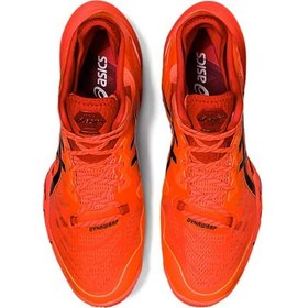 تصویر کتونی تخصصی والیبال اسیکس متارایز نارنجی توکیو Asics Metarise Tokyo 