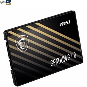 تصویر هارد SSD اینترنال Msi SPATIUM S270 ظرفیت 240 گیگابایت ا SSD Msi SPATIUM S270 240G SSD Msi SPATIUM S270 240G