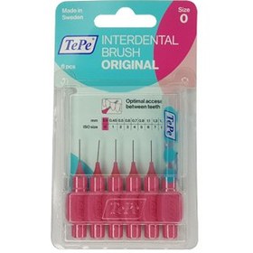 تصویر مسواک بین دندانی مدل Original با برس نرم سایز 0 بسته TePe Interdental Brush Original 0.4