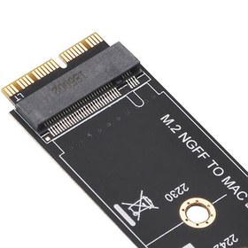 تصویر کارت تبدیل SSD NVMe M.2 به PCI-e مک بوک (2013-2017) M.2 NVME SSD Convert Adapter Card for Upgrade MacBook (2013-2017)