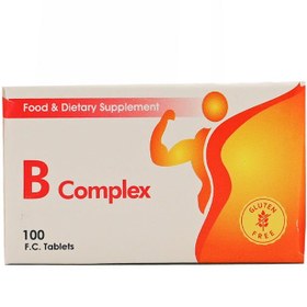 تصویر قرص ویتامین ب کمپلکس دارو پخش 100 عددی Vitamin BComplex Tab