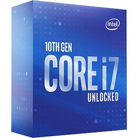 تصویر پردازنده تری اینتل مدل Core i7-10700K با فرکانس 3.8 گیگاهرتز پردازنده CPU اینتل Core i7-10700K 3.8GHz LGA 1200 Comet Lake