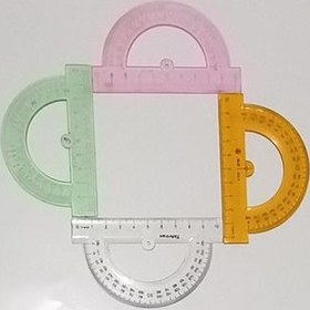 تصویر 4عدد نقاله قدیمی 