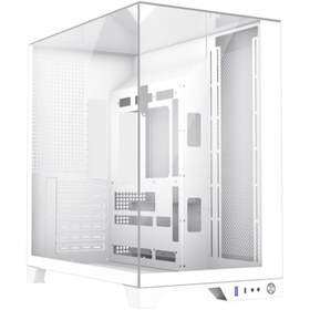 تصویر کیس کامپیوتر گیم مکس Infinity Plus Mid Tower سفید Game Max Infinity Plus Mid Tower White Computer Case