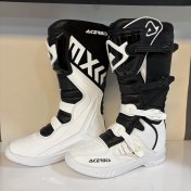 تصویر بوت موتورسواری کراسی مدل Acerbis – سفید 