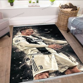 تصویر فرشینه گیمینگ طرح خوشحالی رونالدو در یوونتوس FM-1369 