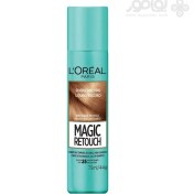 تصویر اسپری رنگ (کانسیلر) ریشه مو لورال (اورآل) مدل Magic Retouch رنگ noir مشکی حجم 75 میل ا L'Oréal Magic Retouch noir Spray 75ml L'Oréal Magic Retouch noir Spray 75ml