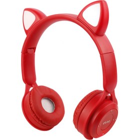 تصویر هدست بلوتوثی مدل MZ-08-M گربه ای Cat MZ-08-M bluetooth headset