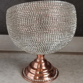 تصویر گوی مسی کریستالی 