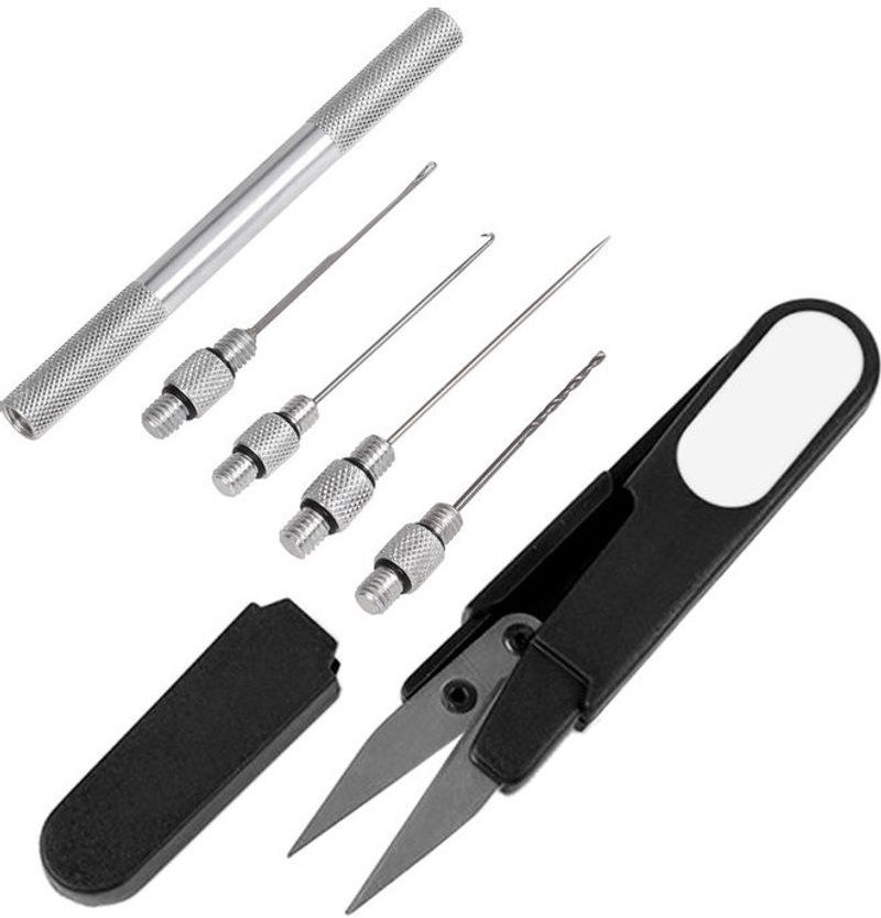 خرید و قیمت Carp Fishing Rigging Bait Needle Kit Tool Set with