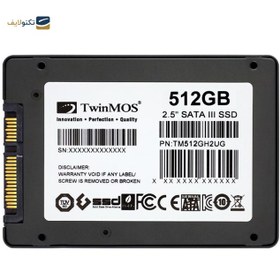 تصویر اس اس دی تویین موس مدل Hyper H2 Ultra ظرفیت 512 گیگابایت twinmos Hyper H2 Ultra 512GB Internal Ssd Drive