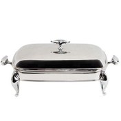 تصویر سوفله مستطیل کوچک استیل طرح النا کروم دیاکو 