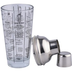 تصویر شیکر بار سرد شیشه‌ای ۴۰۰ میلی‌لیتر 