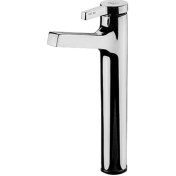 تصویر شیر روشویی کی دبلیو سی مدل آوا پایه بلند کروم مات 