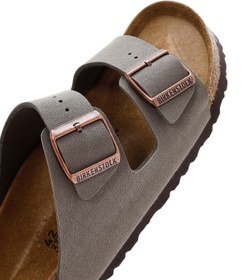 تصویر دمپایی خاکستری مردانه و زنانه آریزونا BF Grey Slipper Birkenstock 