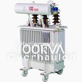 تصویر بازسازی ترانسفورماتور ۱۰۰kVA با گارانتی و گواهی تست 20/0.4kV Low-less Three-phase Oil-immersed Distribution Transformer 100kVA