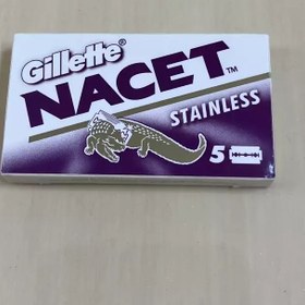 تصویر تیغ یدک سنتی ناست 5 عددی Gillette NACET اورجینال 