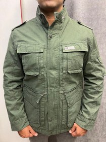 تصویر کاپشن کتان مردانه آمریکایی مدل 11919 سایز L و ۳ رنگ کلاسیک 