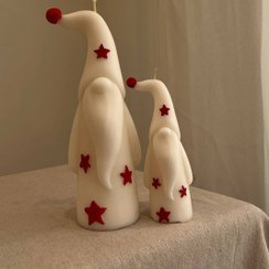 تصویر ست شمع الف ستاره ای کریسمس 