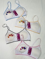 تصویر نیم تنه دخترانه مشکی نارنجی آبی صورتی 