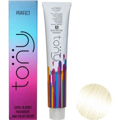 تصویر رنگ مو تونی سری سوپر بلوند شماره 1000 حجم 100 میلی لیتر رنگ روشن کننده 