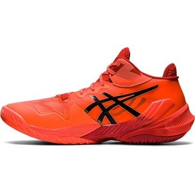 تصویر کتونی تخصصی والیبال اسیکس متارایز نارنجی توکیو Asics Metarise Tokyo 