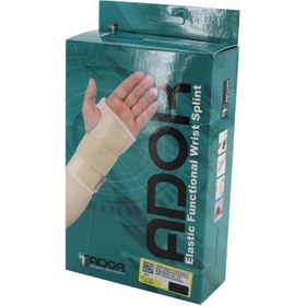 تصویر مچ بند الاستیک آتل دار دو طرفه آدور سایز لارج Ador Two-way elastic wristband with splint, size large