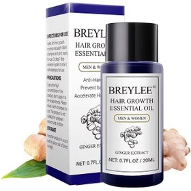 تصویر روغن تقویت رشد مجدد مو بریلی و شامپو ضد ریزش مو رزماری BREYLEE HAIR GROWTH ESSENTIAL OIL 