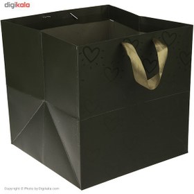 تصویر پاکت هدیه افقی طرح قلب 2 ا Heart Design 2 Horizontal Gift Bag Heart Design 2 Horizontal Gift Bag