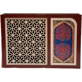 تصویر جعبه مستطیل طرح گل های کلاسیک 