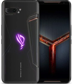 تصویر ASUS ROG Phone 2 (New) Unlocked GSM US Version & Warranty, 512GB Storage, 12GB RAM, 6.6” FHD+ AMOLED 120Hz Display, Snapdragon 855 Plus, No Volte, Gaming Smartphone (ZS660KL-S855P-12G512G-BK) (512GB) 512.0 GB 