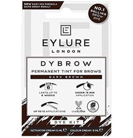 تصویر کیت رنگ موی قهوه‌ای تیره دایبرو برند eylure Dybrow Dark Brown Dye Kit