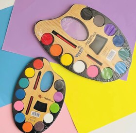 تصویر آبرنگ مدل پالت 