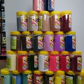 تصویر پودر مخمل ترک 60 گرمی رنگ زرشکی 