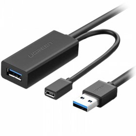 تصویر کابل افزایش طول 10 متری USB3.0 یوگرین US175 UGREEN US175 20827 10m USB3.0 Extender Cable