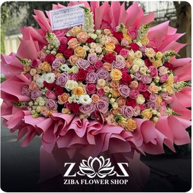 تصویر دسته گل ایستاده 2 متری 